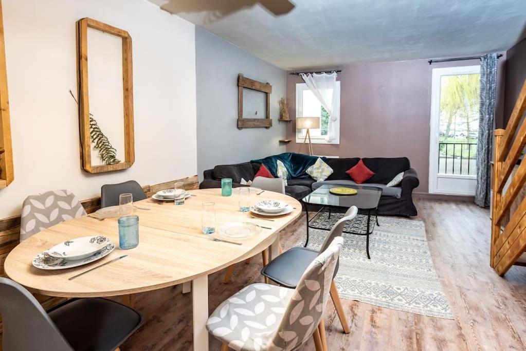 Appartamento Duplex cosy et contemporain avec parking privé Amiens Esterno foto